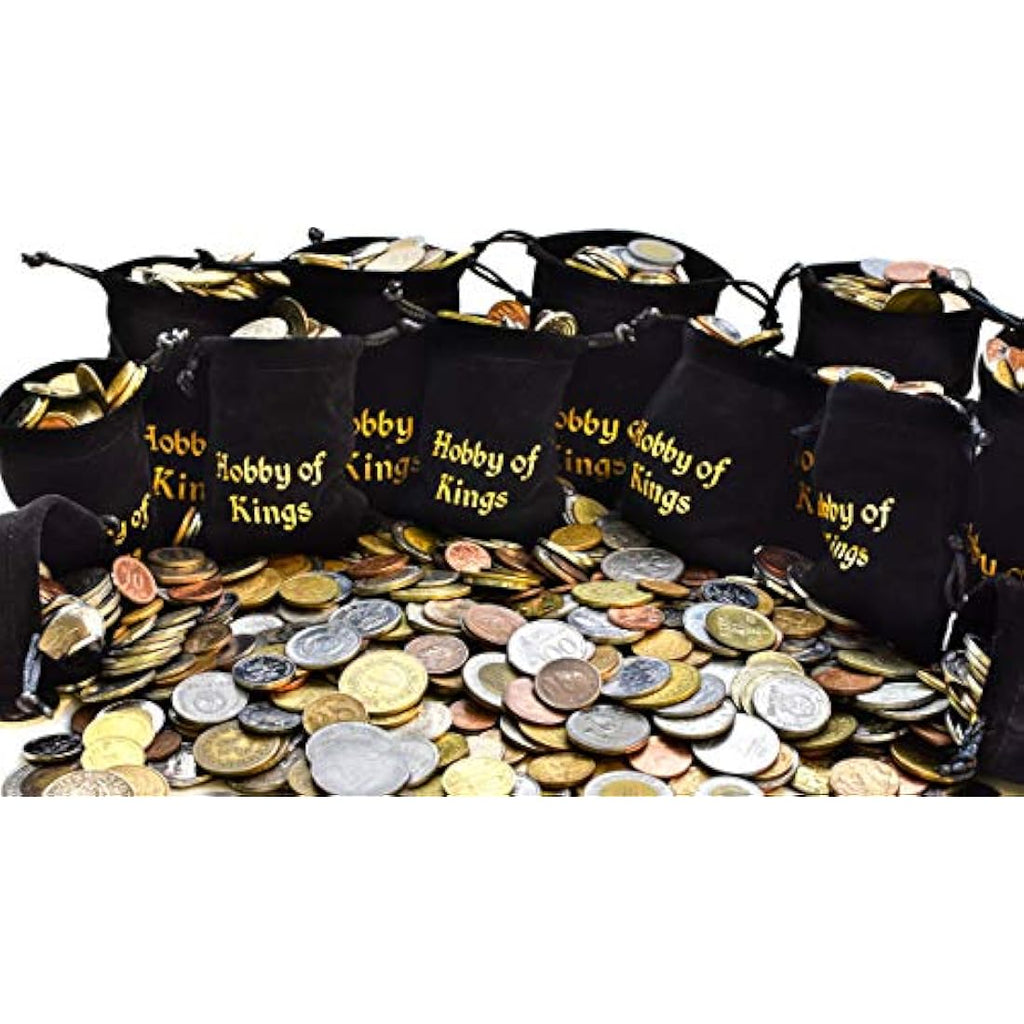 100 World Coins Set | Foreign Currency with Vintage Bag