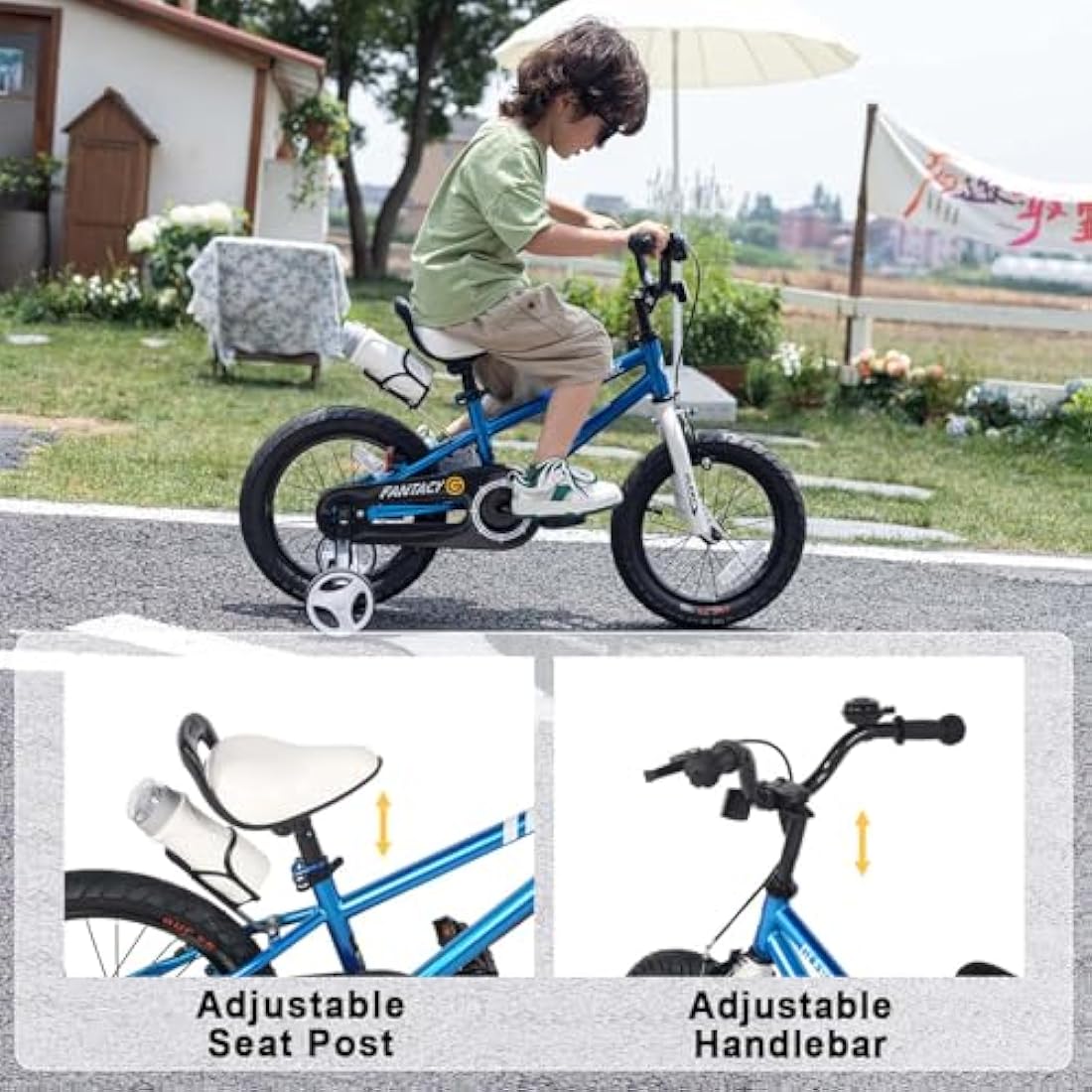 Glerc Fantasy 20 Inch Kids Bike – Steel Frame Bicycle with Handbrake