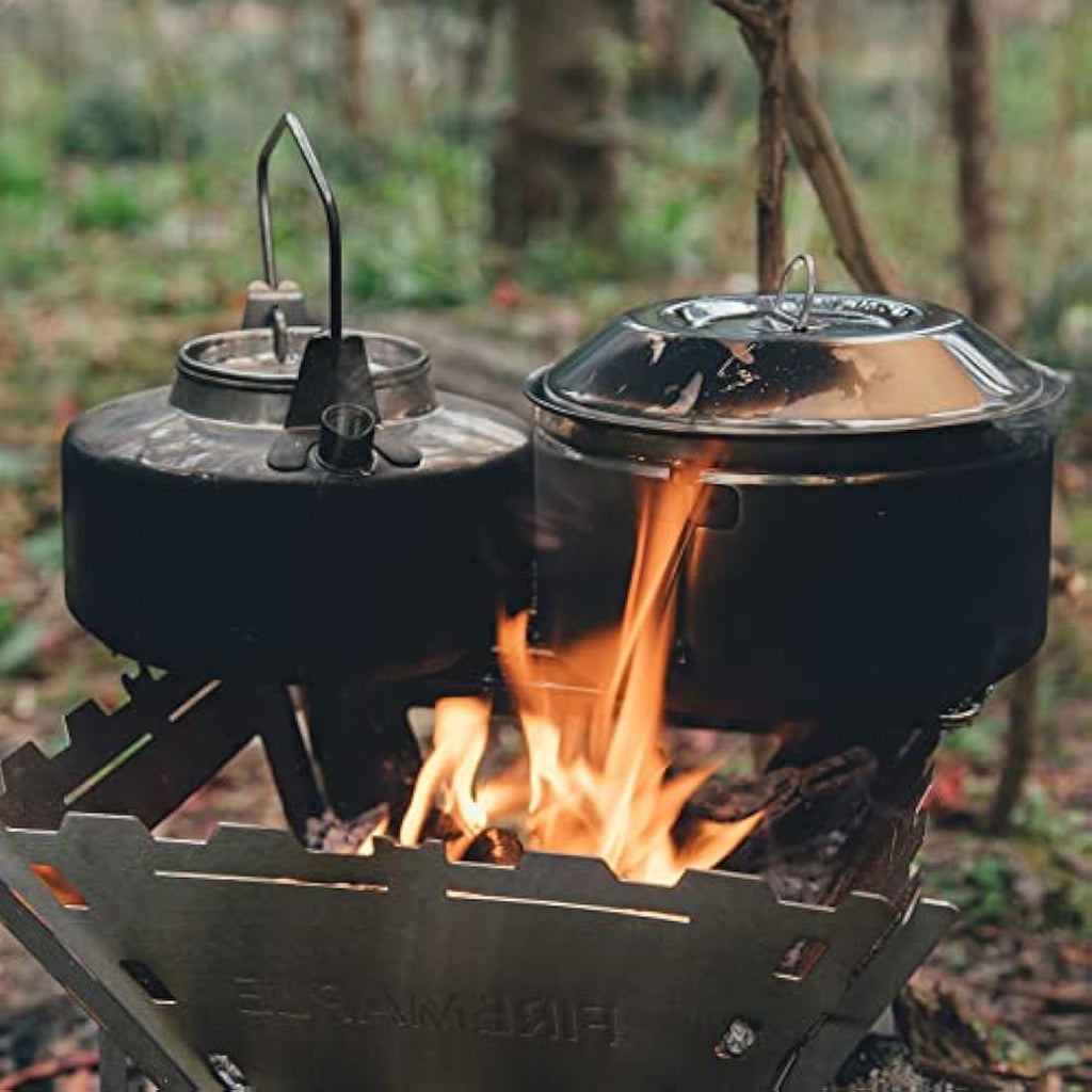 Fire Maple Antarcti Stainless Steel Camping Kettle and Pot Set | 1.0L
