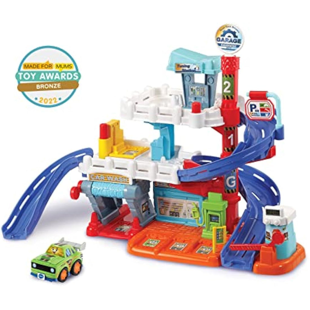 VTech Toot-Toot Drivers Fix & Fuel Garage – Interactive Toy Car Playset