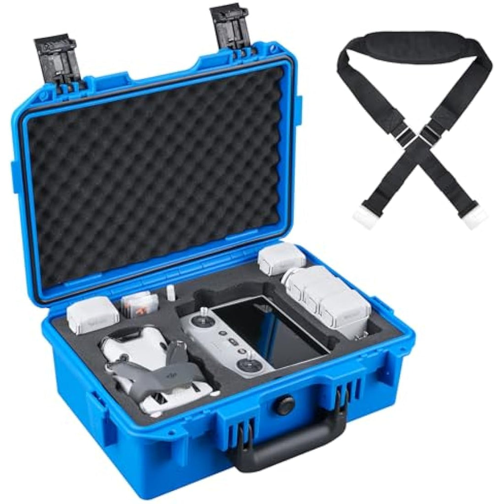 Lykus Titan MM410 Waterproof Hard Case for DJI Mini 4 Pro – Blue