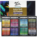 Mont Marte Extra Soft Oil Pastels - 52 Vibrant Colors for Blending & Art