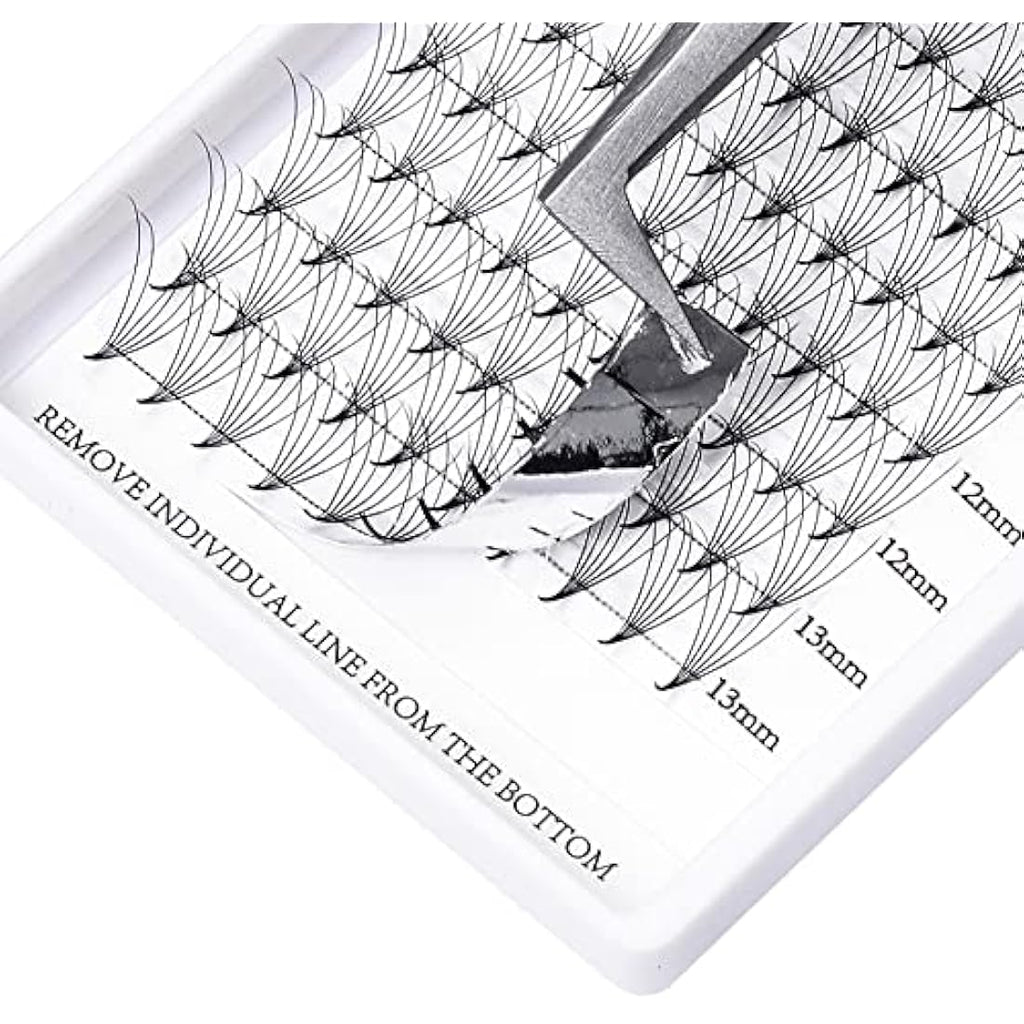 Gemerry 6D Premade Fan Eyelash Extensions | D Curl 0.07mm Russian Volume