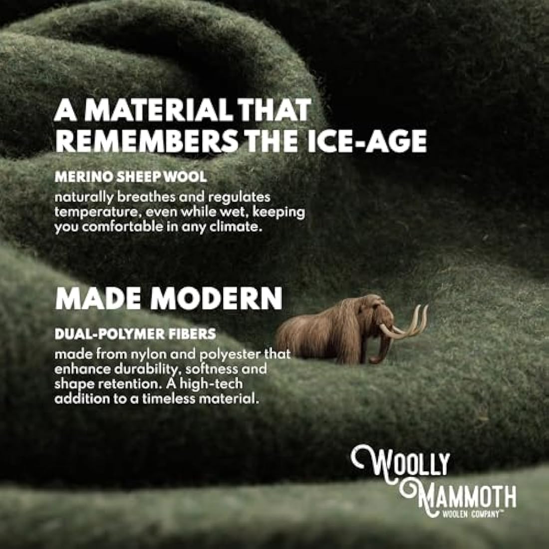 Woolly Mammoth Merino Wool Blanket – 4lb Heavyweight Camping Throw