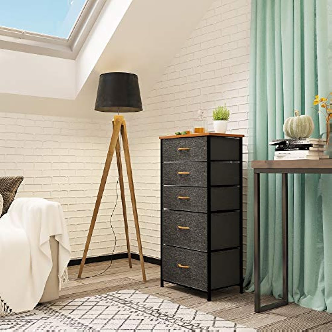 YITAHOME 5-Drawer Fabric Dresser | Metal Frame Storage Organizer