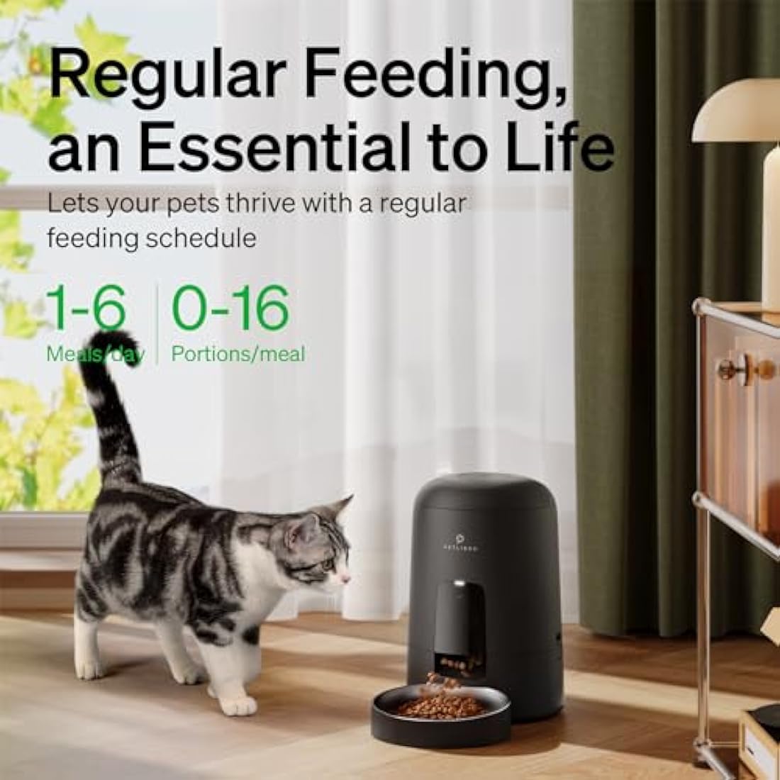 PETLIBRO Automatic Cat Feeder – Timed Pet Dispenser with 180-Day Battery