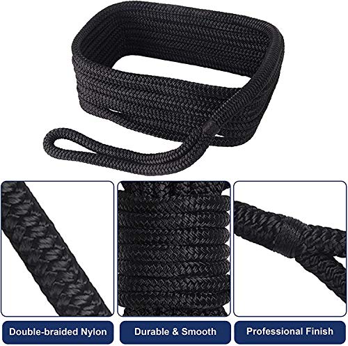 Double Braided Nylon Boat Dock Lines – Marine Anchor Rope