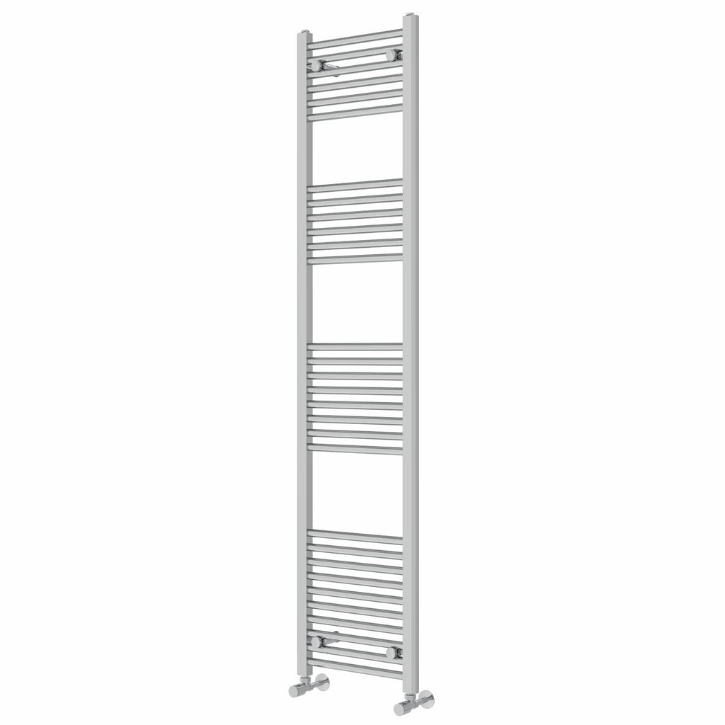 NRG Straight Chrome Bathroom Heated Towel Rail Radiator 1800x400mm - image 3