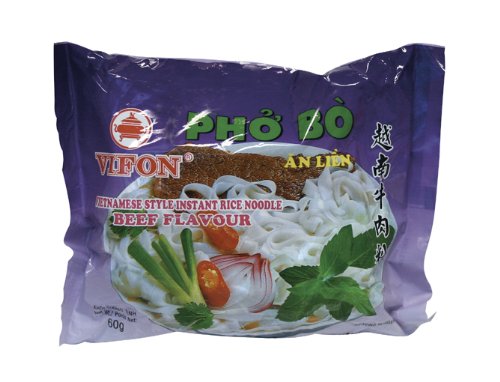Vifon Pho Bo Beef Vietnamese Instant Noodle Soup - 60g (Pack of 30)