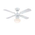 Westinghouse Portland 90cm Indoor Ceiling Fan | White & Beech Blades