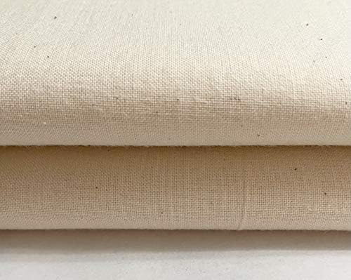 Natural Calico Fabric – 100% Cotton Unbleached – 160cm Wide