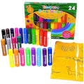 24 Washable Paint Sticks – Non-Toxic Mess-Free Art Set