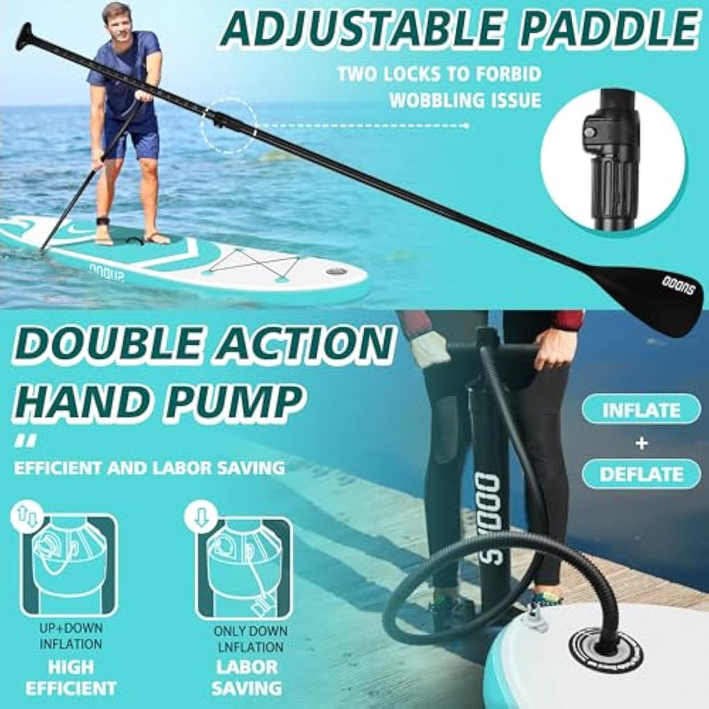 NO. 32 Inflatable Stand Up Paddle Board – 10' Ultra-Light SUP Kit