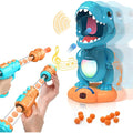 EagleStone Dinosaur Shooting Toy - Electronic Target with 2 Air Pump Guns