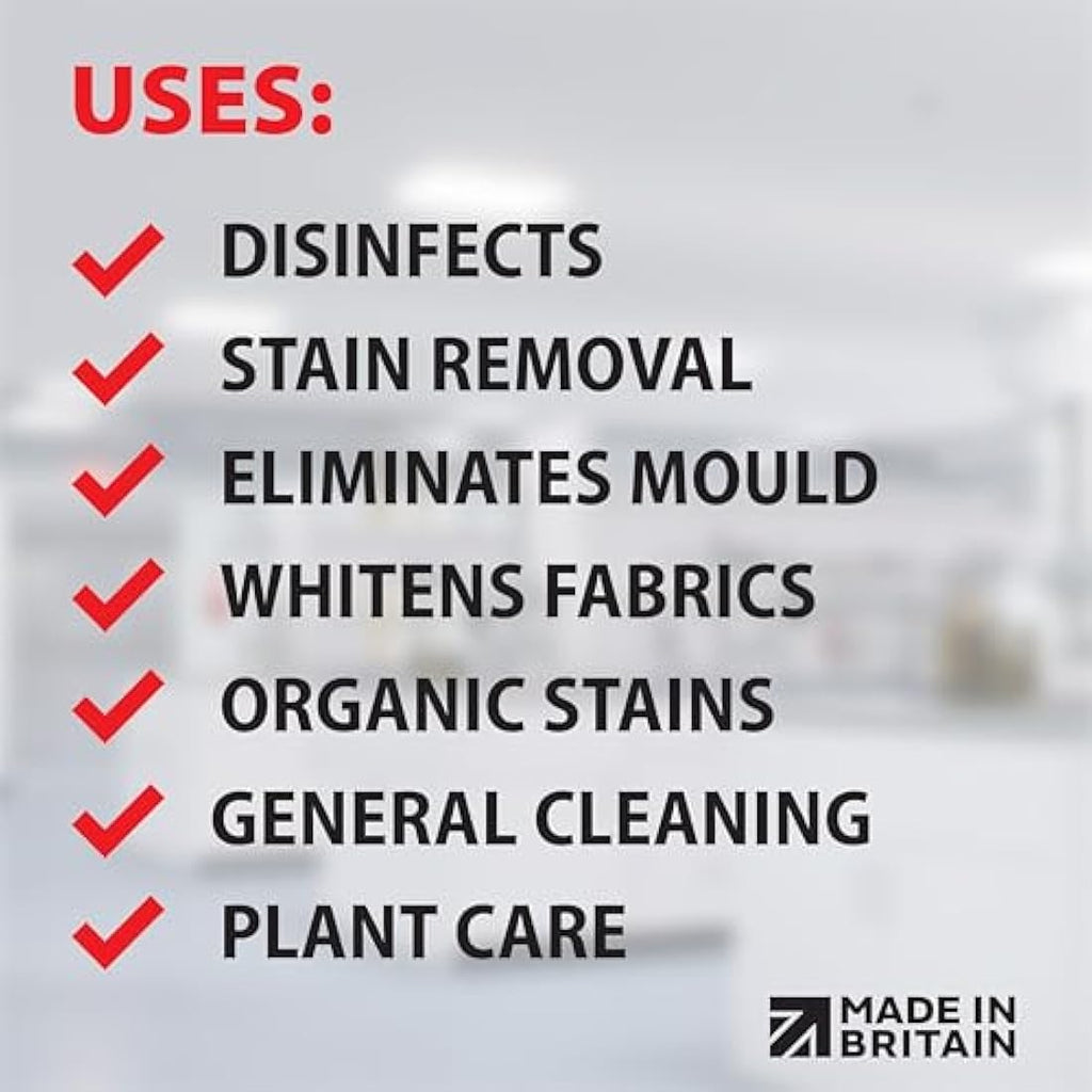 ChemLab Hydrogen Peroxide 3% - 1L Multi-Purpose Disinfectant Cleaner