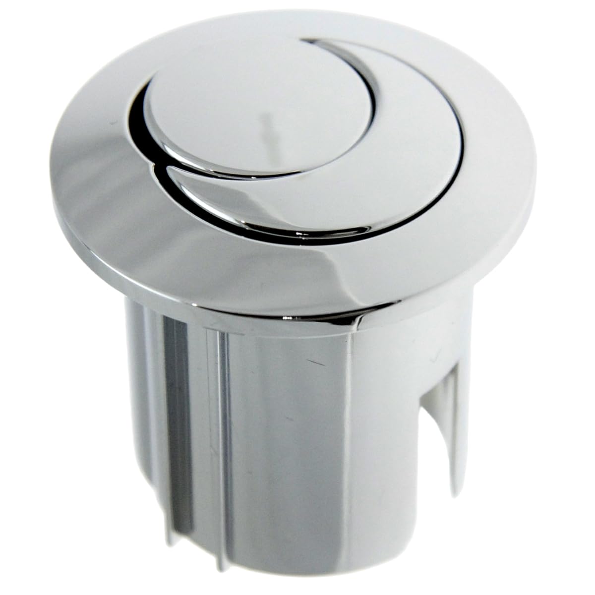 Plumb IQ Roca Style Dual Flush Chrome Push Button - Short Body AH0001800R