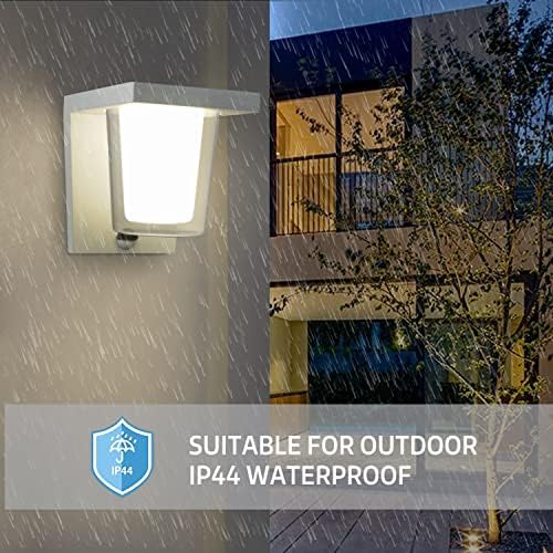 Flornia LED Outdoor Wall Light with Motion Sensor – 13.5W IP44 Aluminum