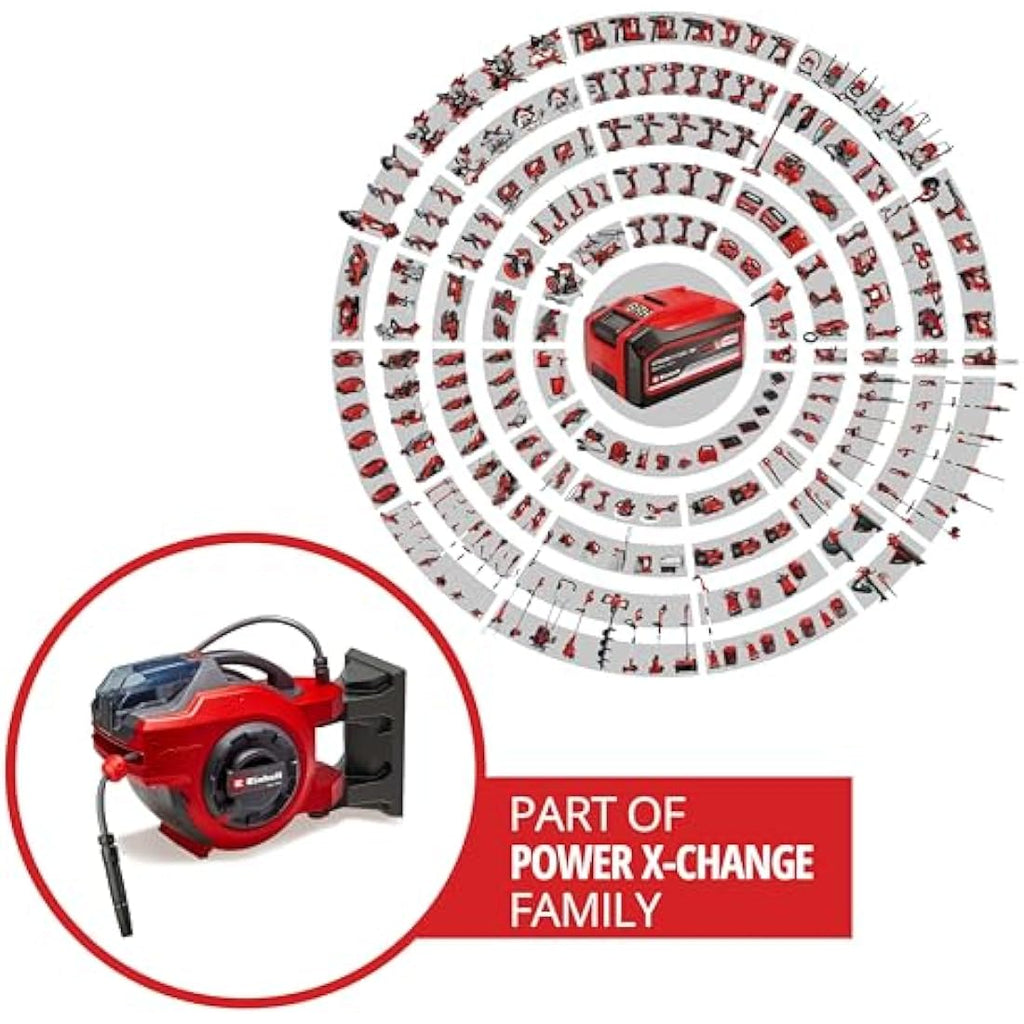 Einhell GE-HR 18/30 Li Wall-Mounted Automatic Retractable Hose Reel