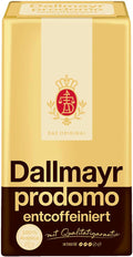 Dallmayr Prodomo Decaffeinated Ground Coffee – Highland Roast 500g