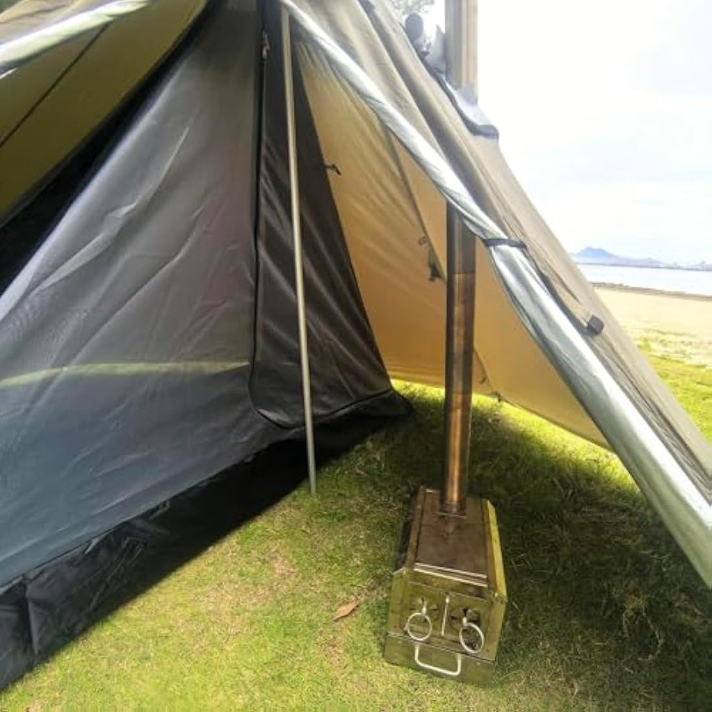 Jolof Store 1-Man Lightweight Teepee Hot Tent with Stove Jack & Mesh