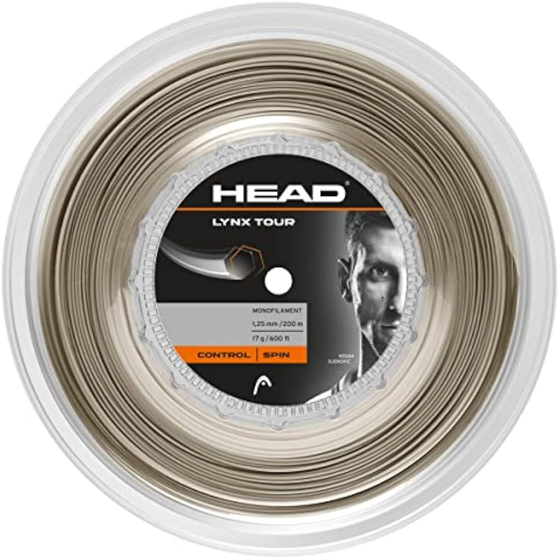 HEAD Lynx Tour Tennis String Reel – Co-Polyester Monofilament for Spin