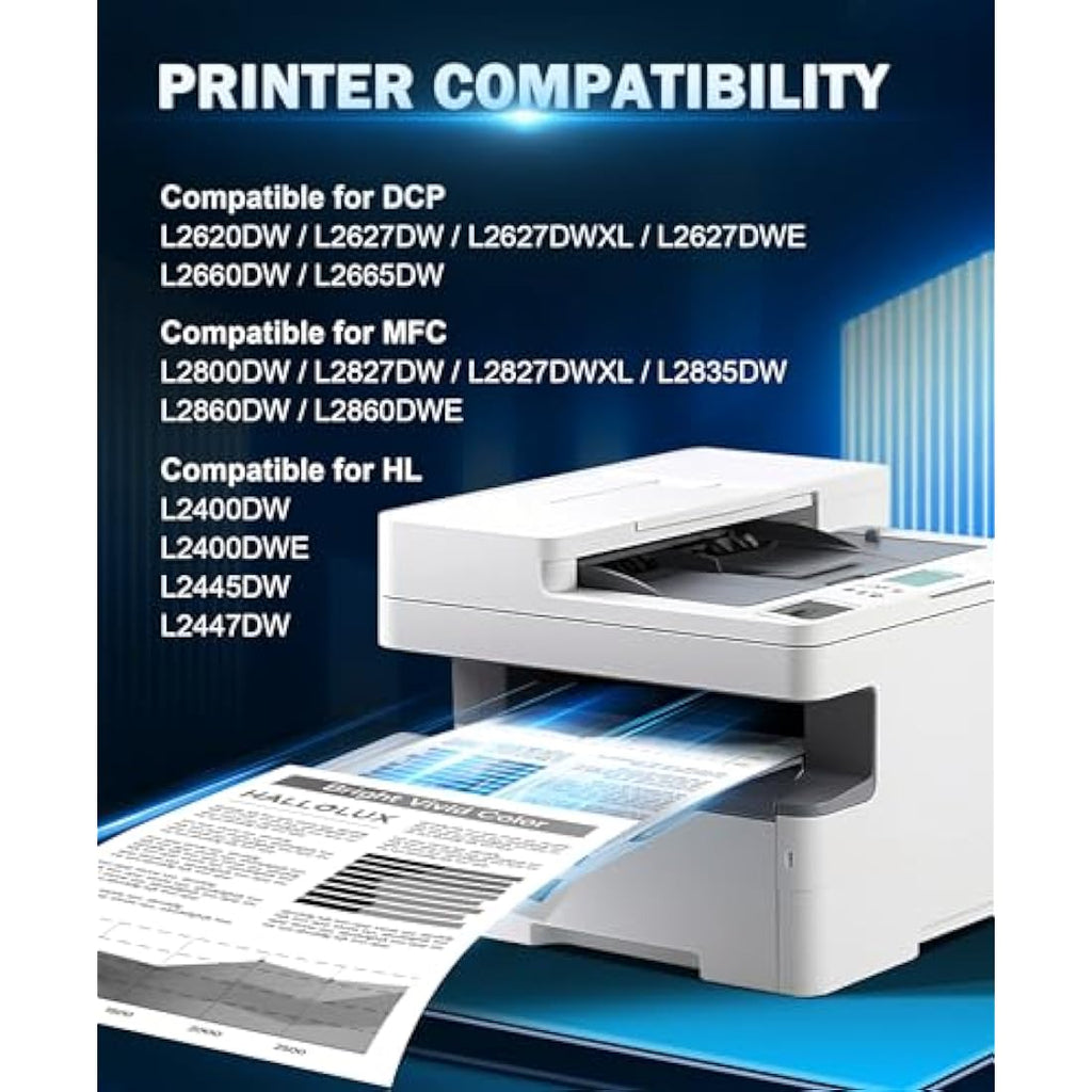 HALLOLUX TN2510XL Black Toner Cartridge for Brother HL-L2400DW – 1-Pack