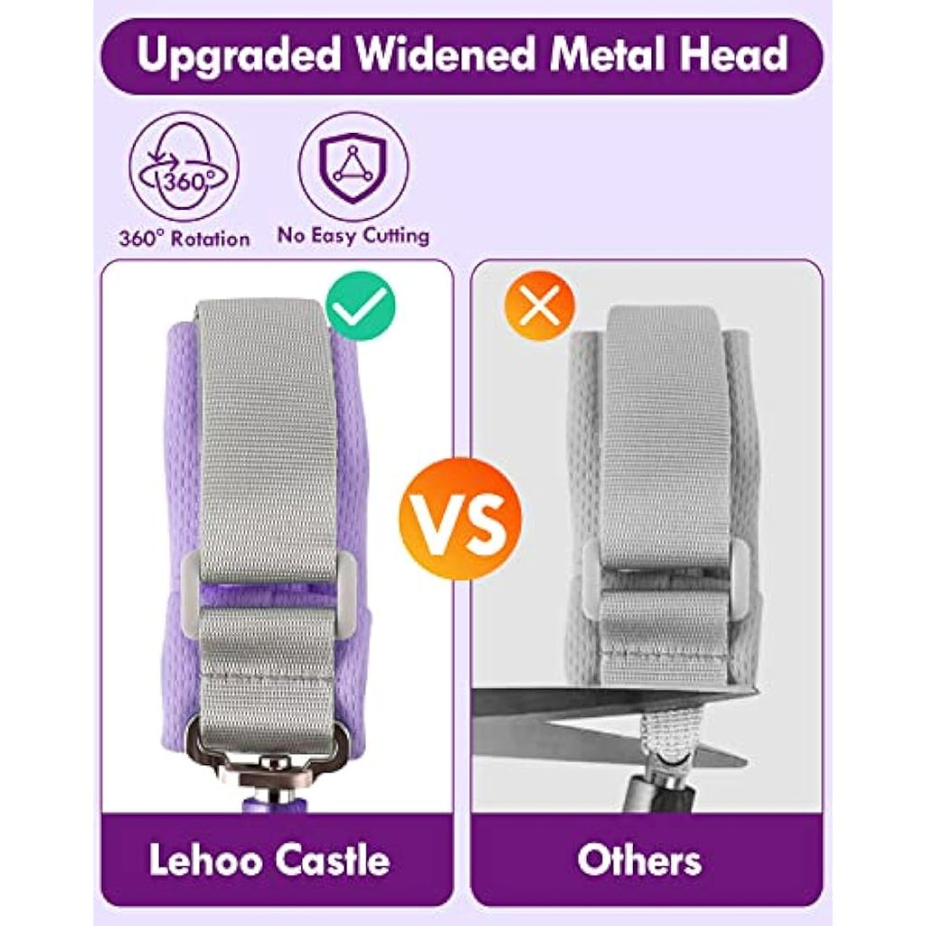 Lehoo Castle Toddler Safety Harness | Anti Lost Wrist Link - Purple