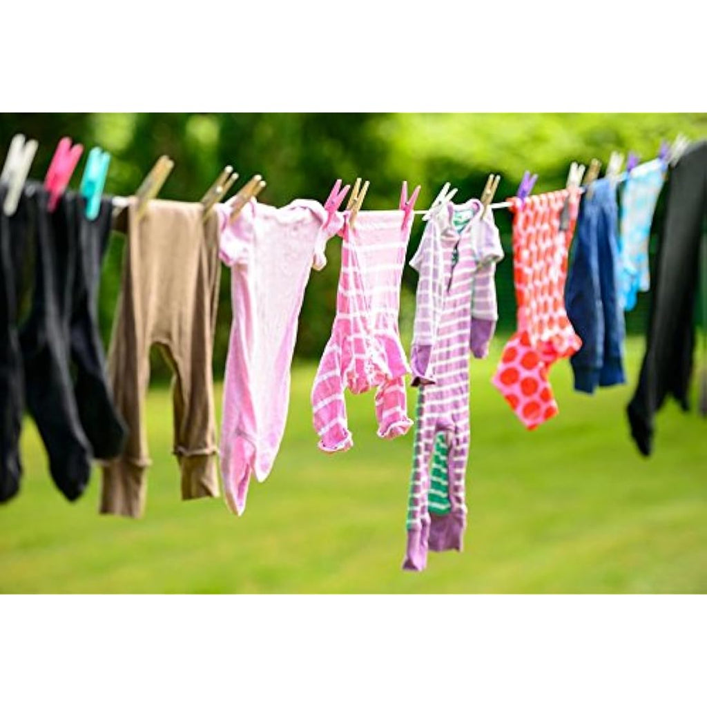 Addis Heavy Duty PVC Outdoor Clothes Washing Line, 60m - Grey