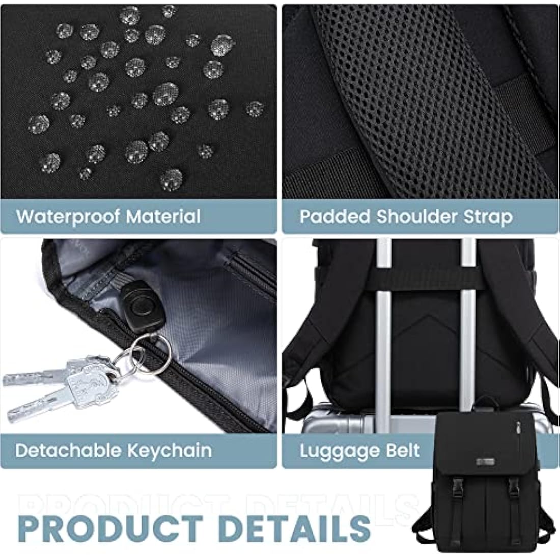 Jolof Store 17.3 inch Laptop Backpack – Waterproof Anti-Theft Travel Bag