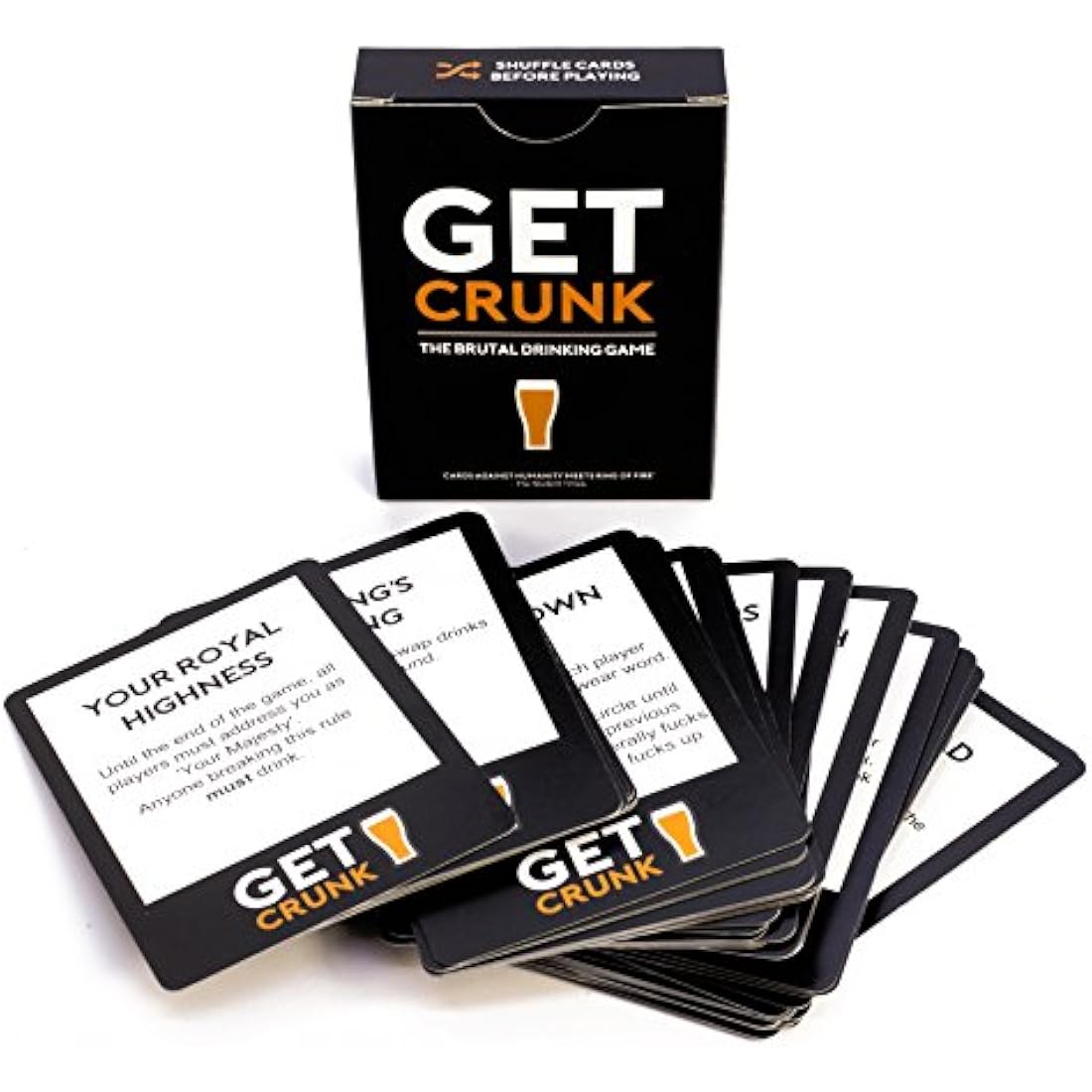 Get Crunk Drinking Card Game by Jolof Store – 55 Cards for Adult Parties