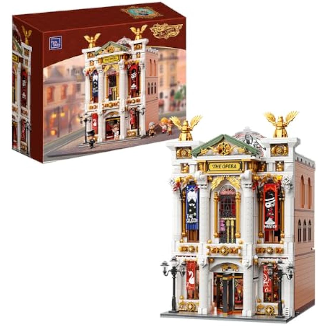 Jolof Store Vintage European Grand Theater Modular Building Model Set