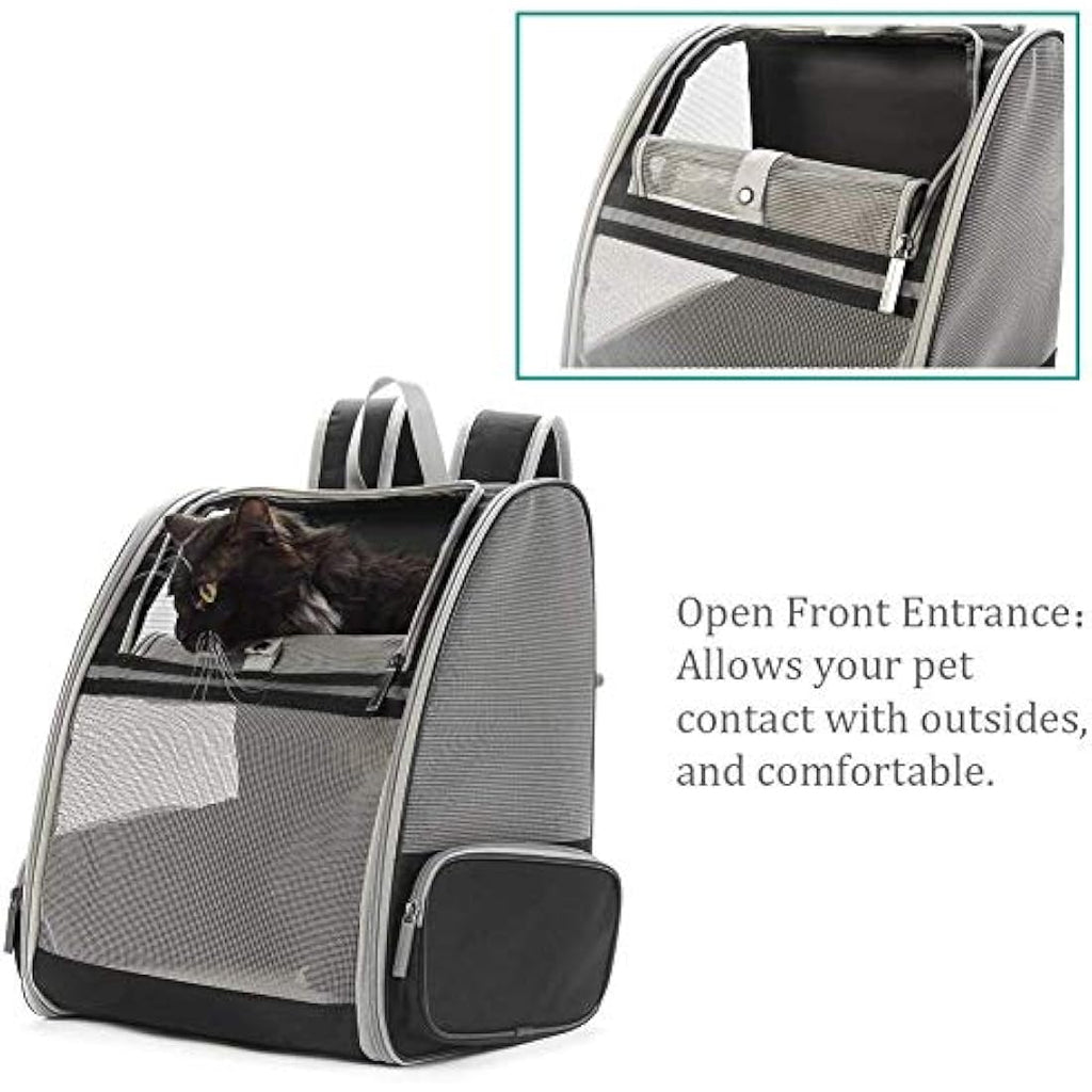 Jolof Store Pet Backpack Carrier – Breathable Foldable Travel Bag for 7.5kg