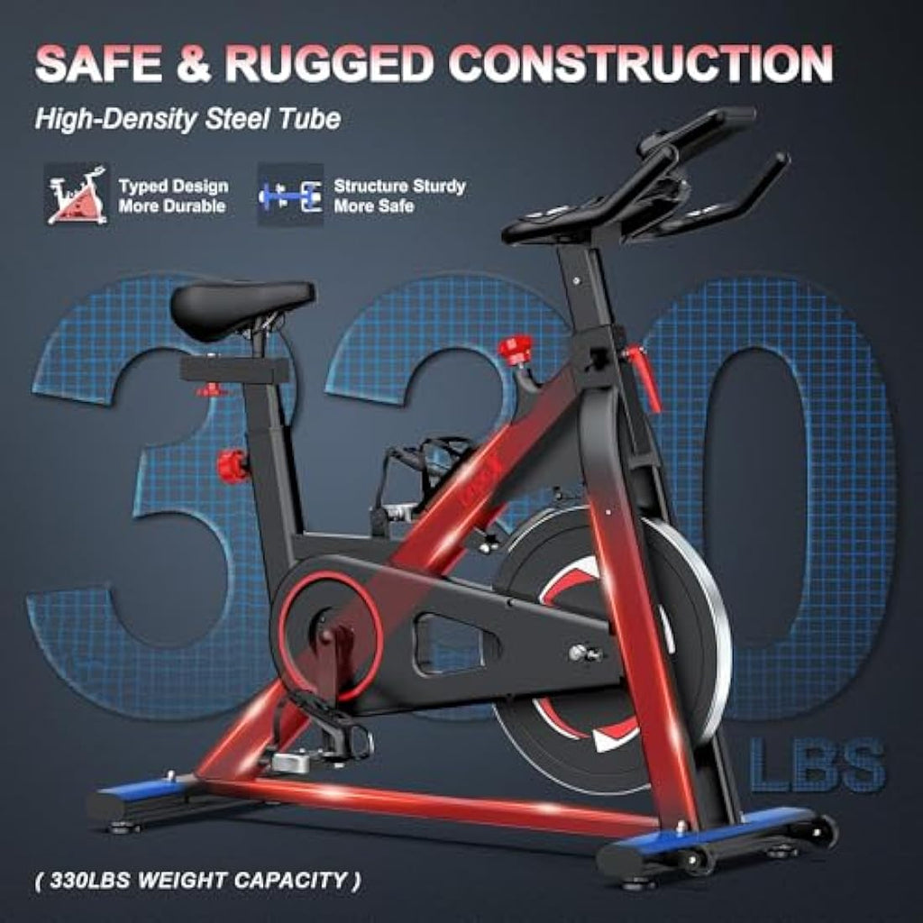 Dripex Magnetic Exercise Bike | Quiet Indoor Cycling Stationary Bike