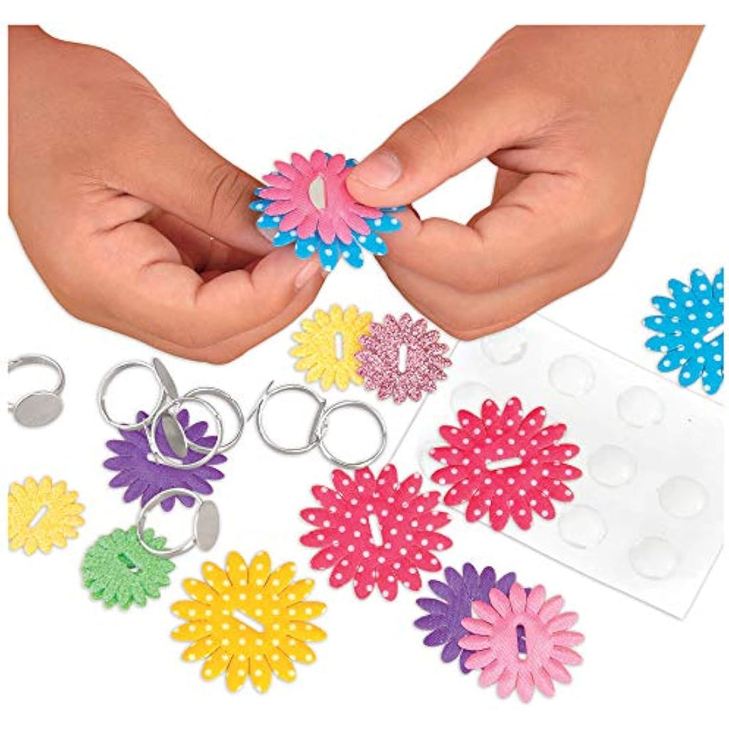 Galt Toys Flower Rings DIY Jewelry Craft Kit for Kids Ages 6+