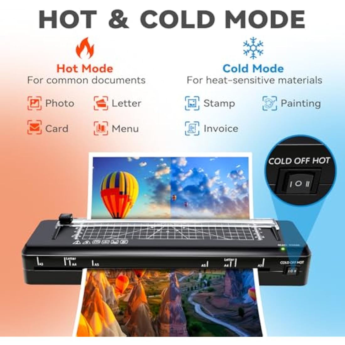 Jolof Store A3 Laminator Machine | Fast Warm-up Thermal & Cold Laminating