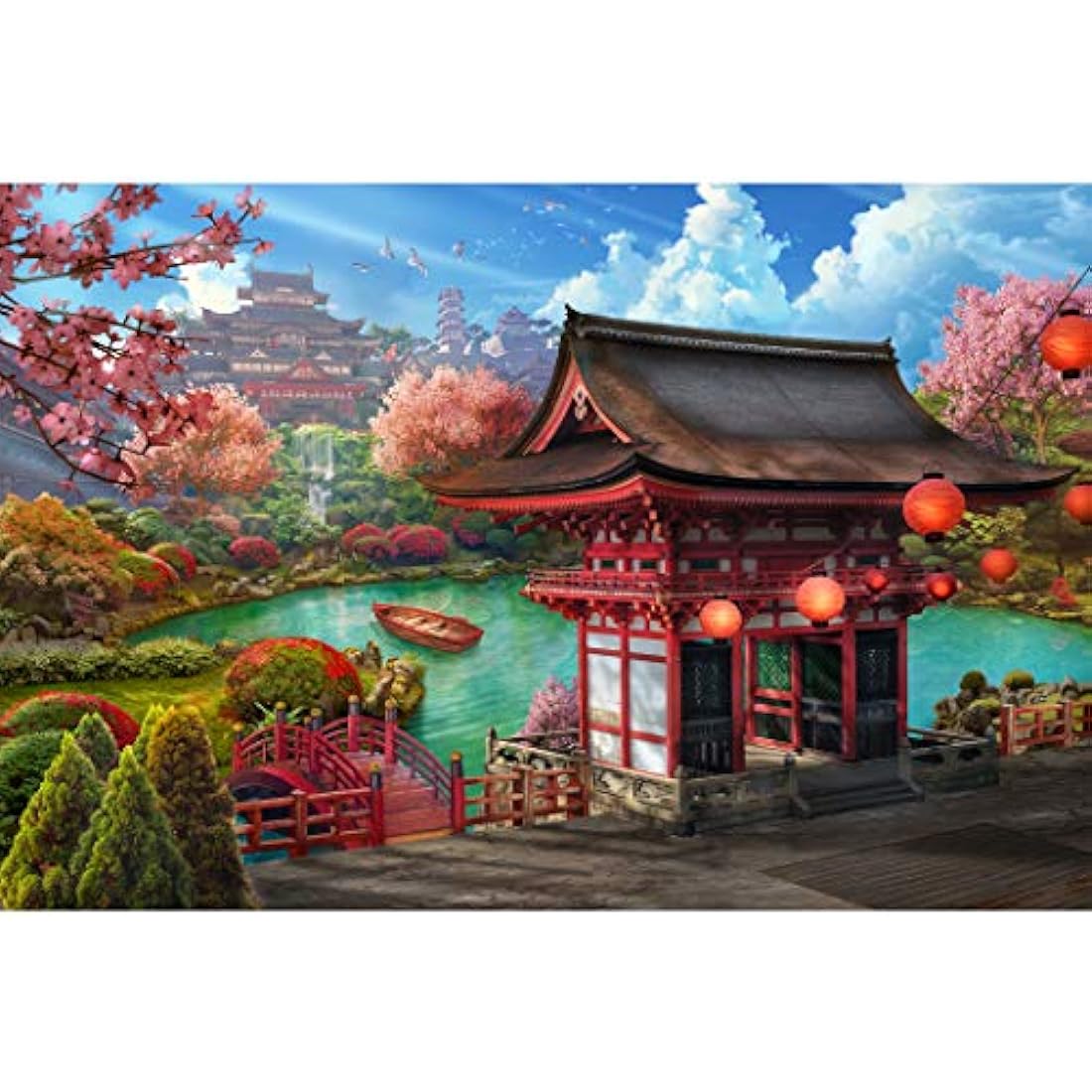 Tektalk 1000 Piece Jigsaw Puzzle for Adults | Kiyomizu Temple Design