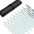 Golden Maple 18pc Miniature Detail Paint Brush Set for Models & Acrylics