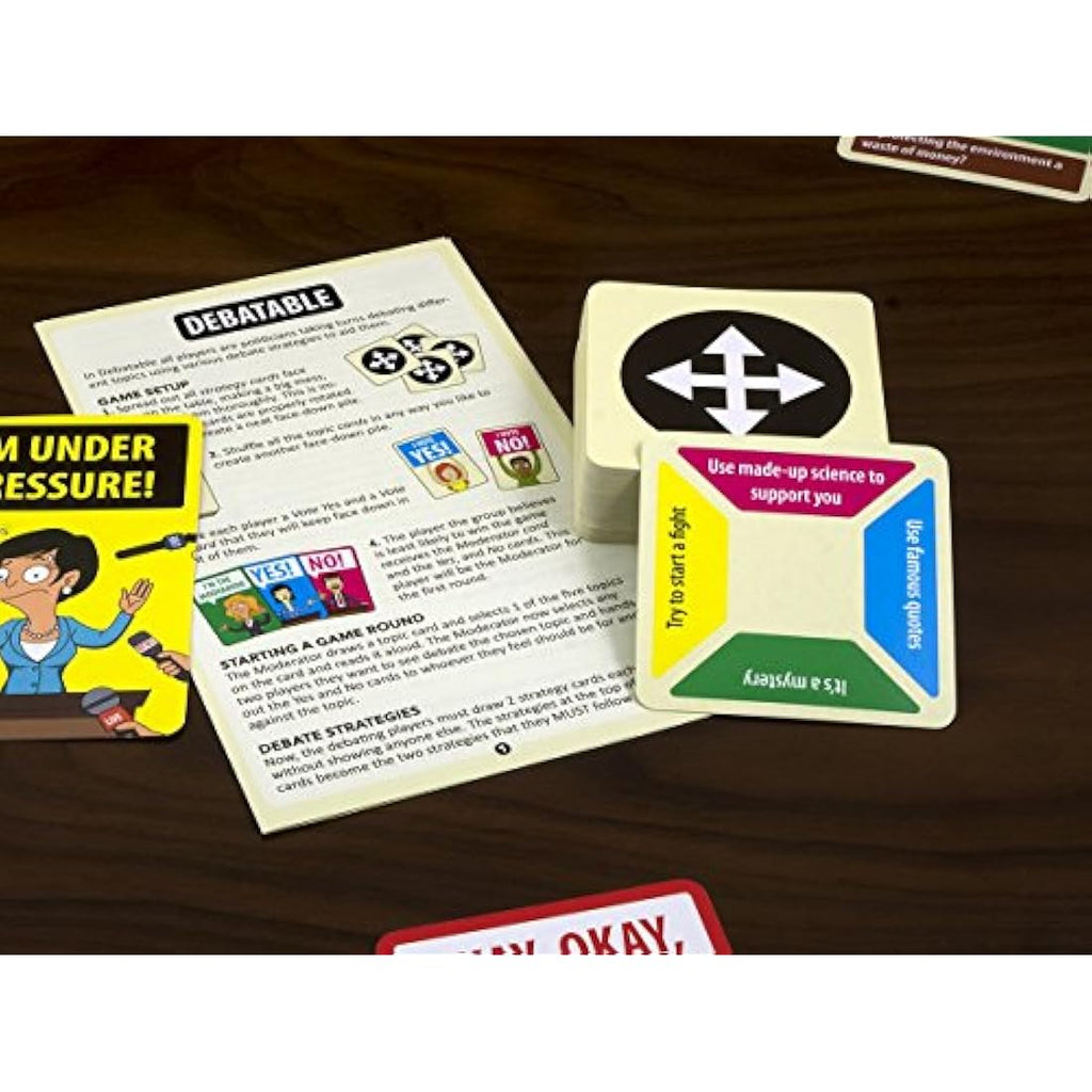 Mindmade Debatable Party Game – Hilarious Adult Debate Card Game