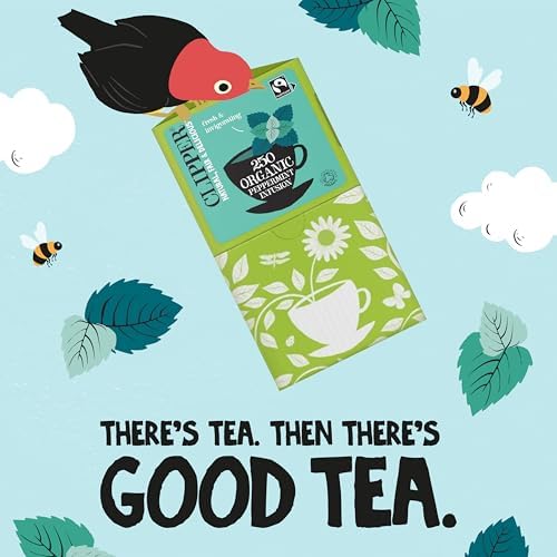 Clipper Organic Peppermint Tea - 250 Caffeine-Free Wrapped Bags