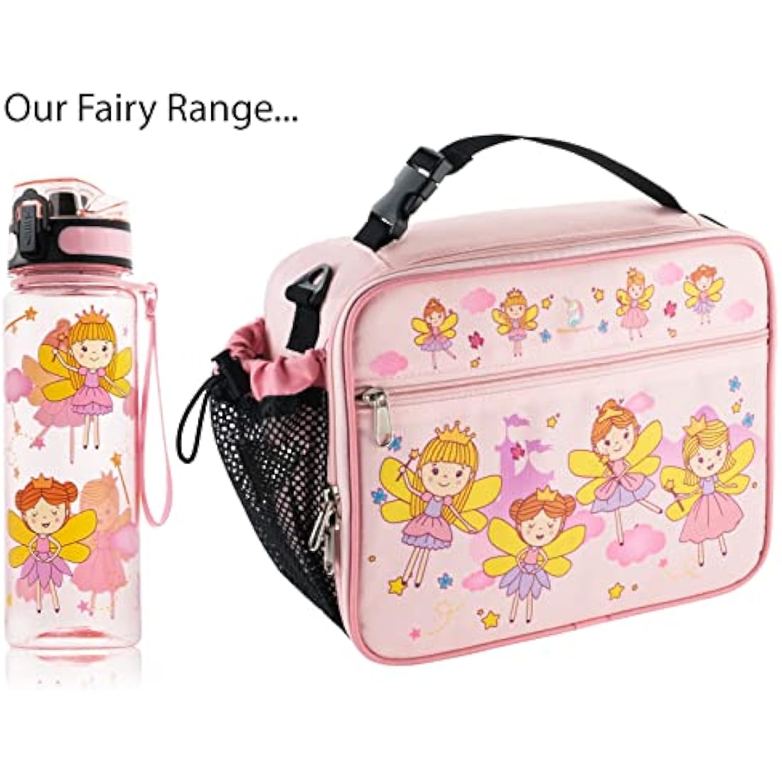 HeavenlyUnicorns Kids Tritan Water Bottle – 500ml Leakproof Pink