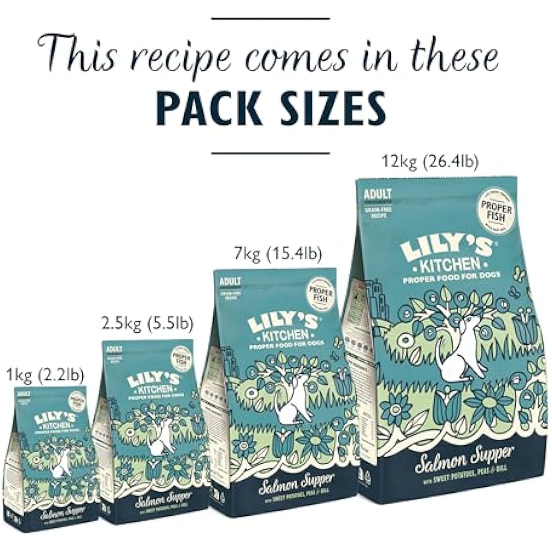 Lily’s Kitchen Salmon Supper Grain-Free Adult Dry Dog Food - 7kg