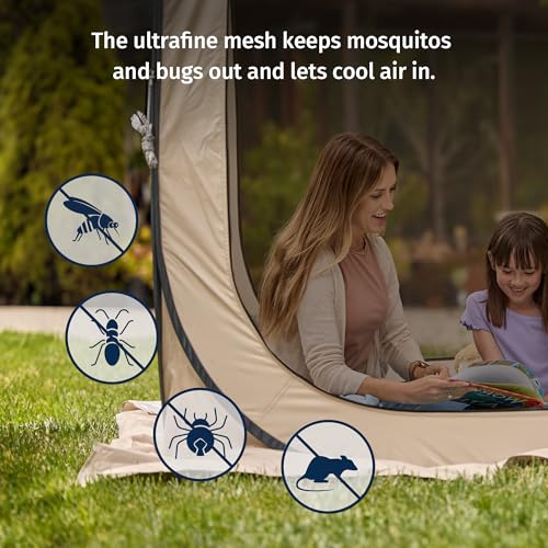 East Oak Pop-Up Screen House Tent | 10x10 FT Portable Outdoor Canopy