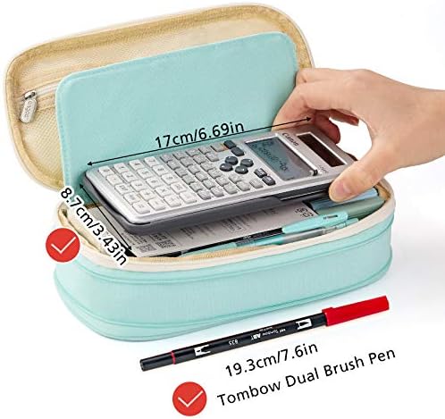 EASTHILL Large Capacity Pencil Case – High Storage School Pen Pouch