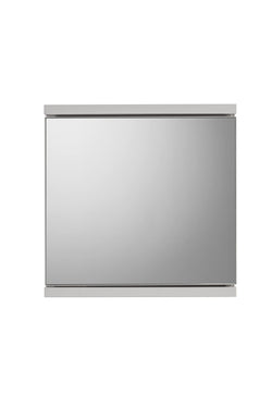 Croydex Simplicity 1 Door Mirror Bathroom Cabinet | White FSC MDF