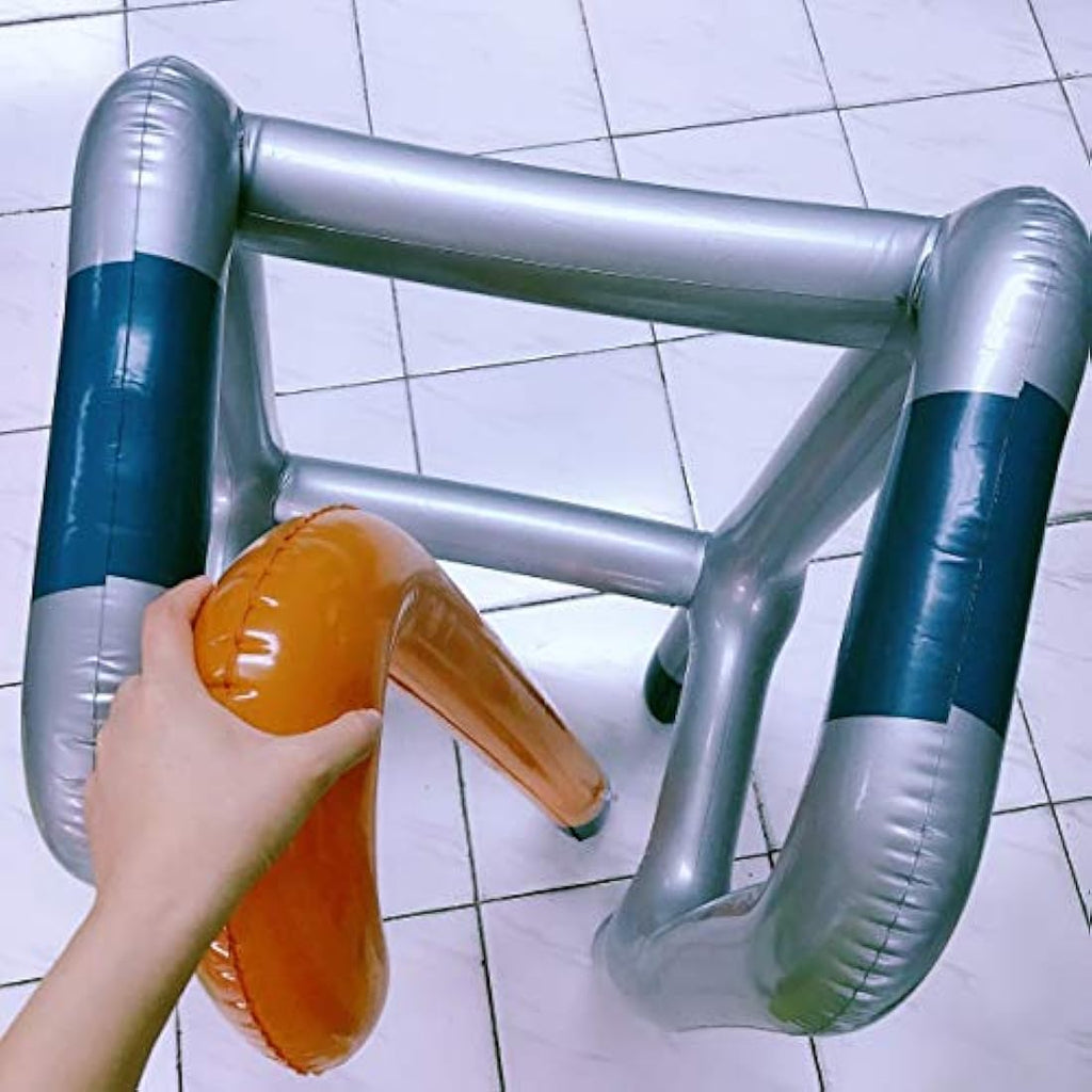 JZK Inflatable Zimmer Frame and Walking Stick Set – Funny Gag Gift