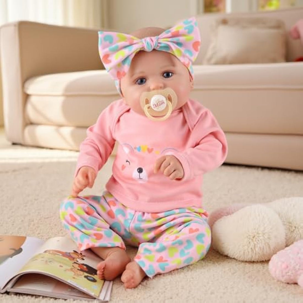 BABESIDE Bailyn 20-inch Realistic Reborn Baby Doll - Soft Vinyl Girl