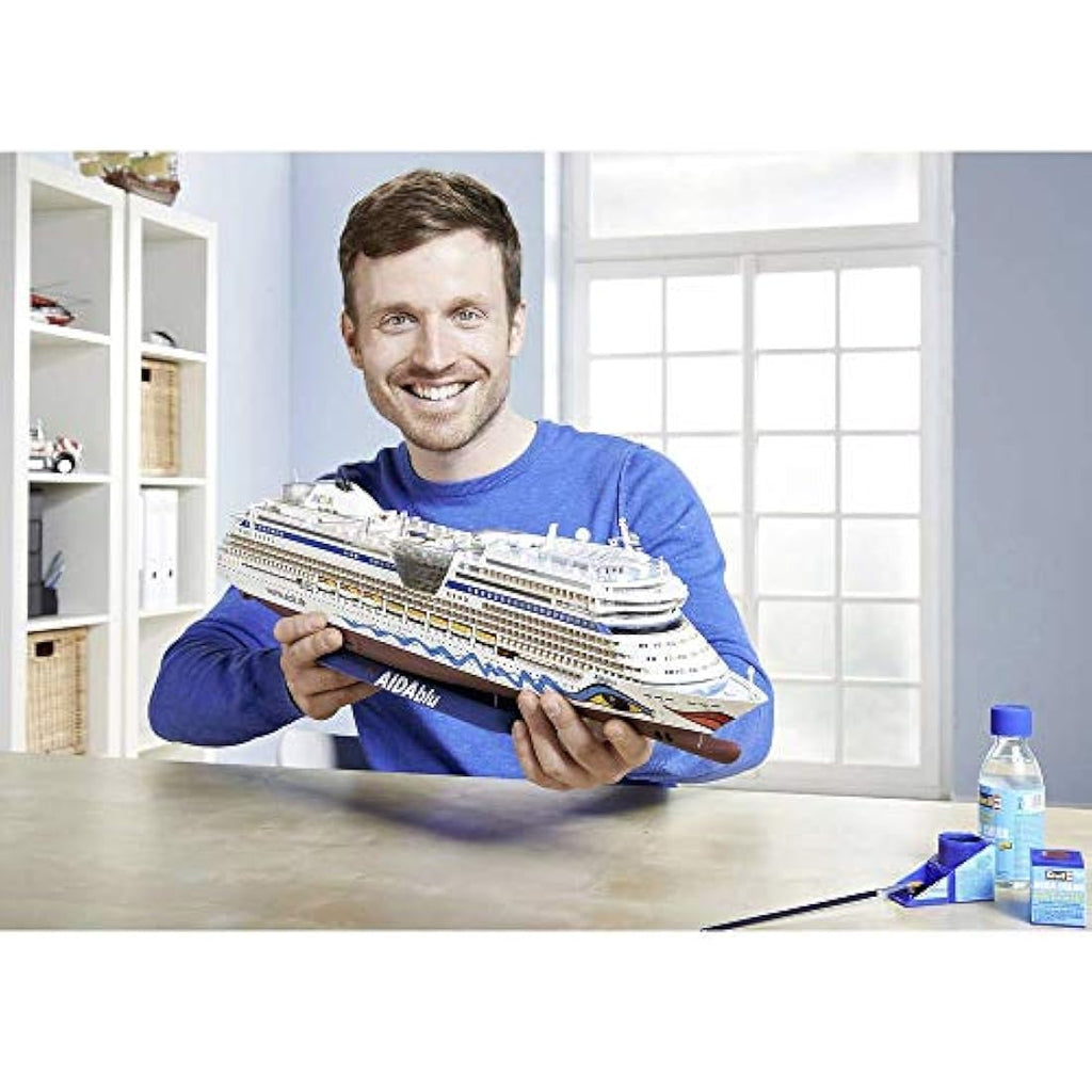 Revell AIDA Cruise Ship 1:400 Scale Plastic Model Kit – 380 Pieces