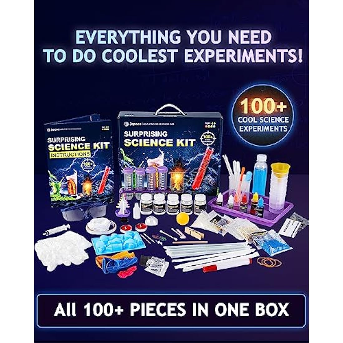 Japace 100+ Science Lab Experiments Kit | STEM Educational Chemistry Set