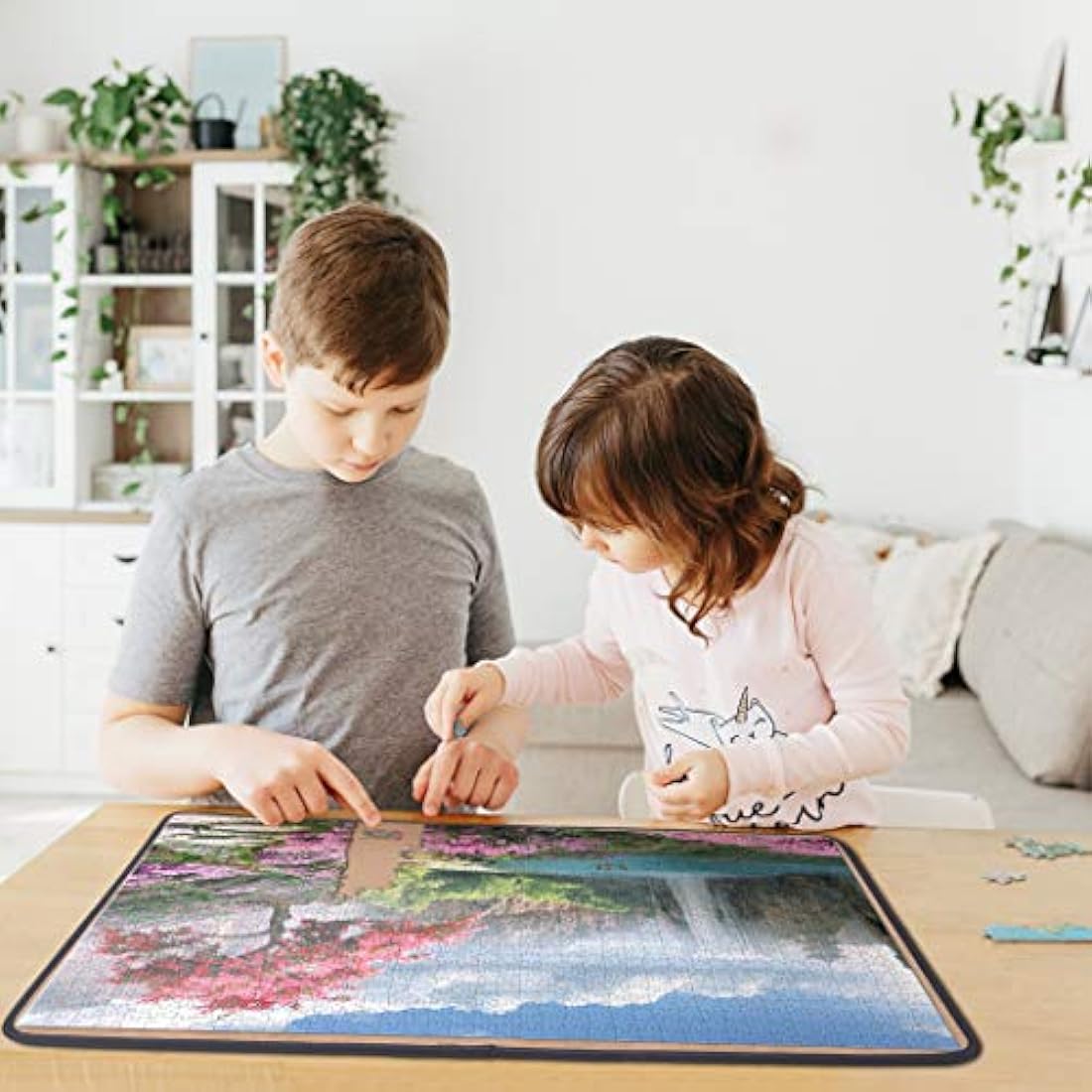 Tektalk 1000 Piece Jigsaw Puzzle for Adults - Otherworldly Land of Peace