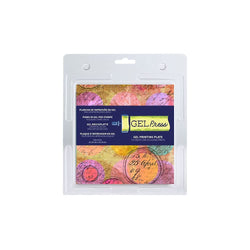 Gel Press 6x6 Monoprinting Plate | Reusable Gel Printing Plate for Art